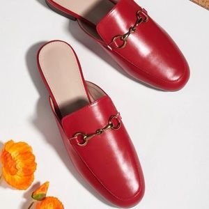 NEW Red Mules size 8.5 - SHEIN